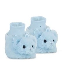 Huggie Teddy Bear Booties - Blue Gifts