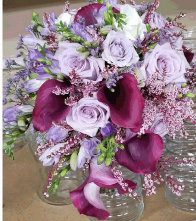 Hughes Of Lavender Bridal Bouquet