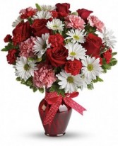 Hugs and Kisses Vase Arrangement