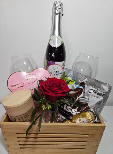 Hugs and Kisses Gift Basket in Kamloops, BC | Lily Lane Florals Hugs and Kisses Gift Basket in Kamloops, BC | Lily Lane Florals