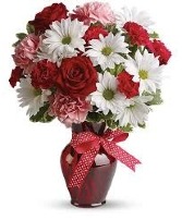 Hugs and kisses Vase arrangement