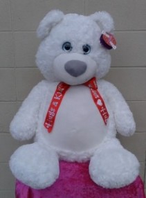 "Hugs & Kisses" Teddy Bear (local delivery only)