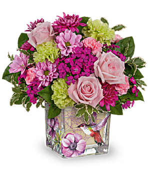 Hummingbird Garden Bouquet Fresh Floral Arrangement