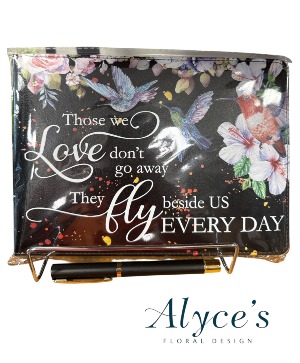 Hummingbird Memorial Book 