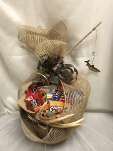 The Outdoors Man Snack Basket Just for Him Gift Basket 