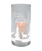 Hurricane Candle Christmas keepsake