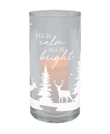 Hurricane Candle Christmas keepsake