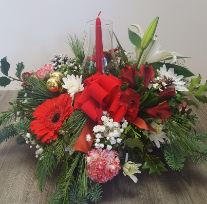 Hurricane Lamp Centerpiece Centerpiece