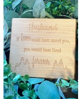 Husband wood plaque 