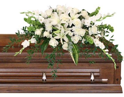 Hushed Goodbye Casket Spray In Norfolk Va Norfolk Wholesale Floral