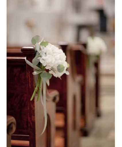 Hydrangea  Pew Marker