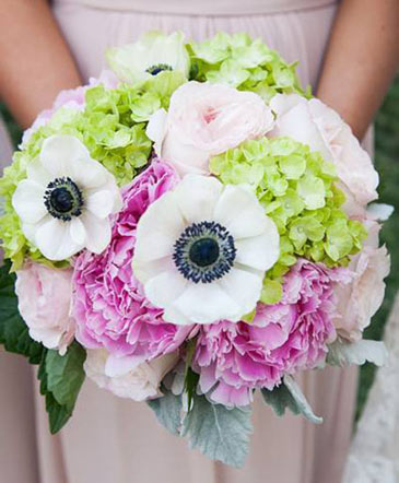 Hydrangeas Heaven Bouquet in Madill, OK | Flower Basket FLORAL DESIGN & GIFTS