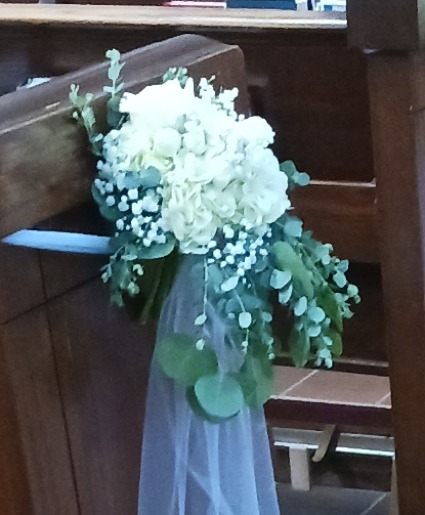 Hydrangeas In Bloom Aisle Adornment