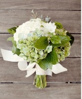 Hydrangea's in Bloom Hand Held Bouquet