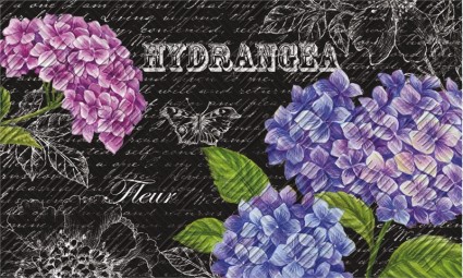 Hydrangeas Indoor/Outdoor Mat