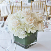 HYDRANGEAS AND ROSES