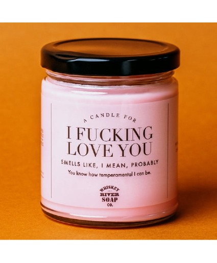 I F*cking Love You Candle