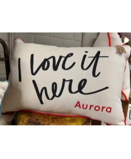 I Love it Here Pillow 