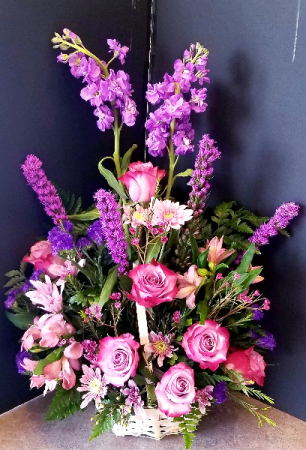 I Love Purple Basket