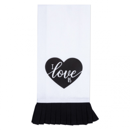 I Love Us Dish Towel