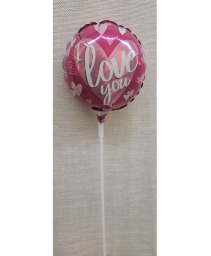 I Love You Air-fill Balloon Add-on