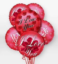 I Love You Balloons Bunch