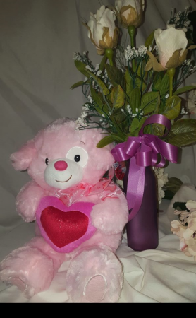I Love You Bear Stuffed animal available as add on only