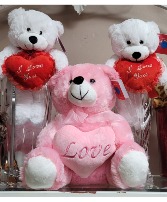 I Love You Bear Valentines Day Plush