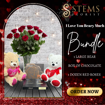 I Love You Beary Much Bundle  in Vacaville, CA | Stems Florist