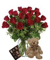 I Love You Beary Much Bundle Flower Arrangement