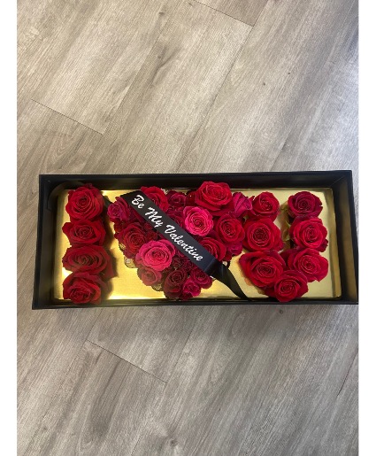 I love you box Box of Roses & Chocolates 