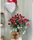 "My Love" Valentine Package - 2 Dozen Roses 