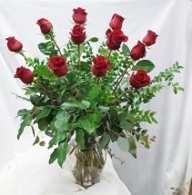 I Love You Dozen Red Roses Fresh Floral Design