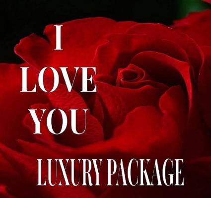 I LOVE YOU  LUXURY ROSE PACKAGE