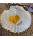 I Love You More Handcrafted Decoupage Seashell 