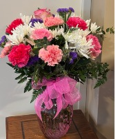 I Love You - Pinky Swear! Arrangement in a glass vase