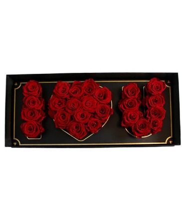 I Love You | preserved rose box Long Lasting Roses in Miami, FL | FLOWERTOPIA
