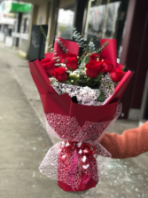 I love you red roses bouquet  