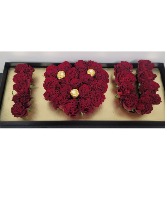 i love you rose box 