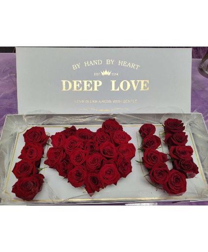 I Love You  Roses in a Box