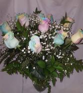 I love you this Marsh Mom   LOCAL DELIVERY ONLY   AVAILABLE MAY 8th     Dozen Marshmallow Roses in a Vase