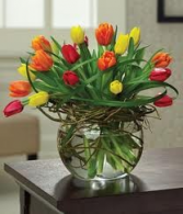 I Really Really Like You  Bubble bowl twig tulips