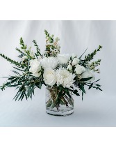 Icy Petal Bliss Vase Arrangement