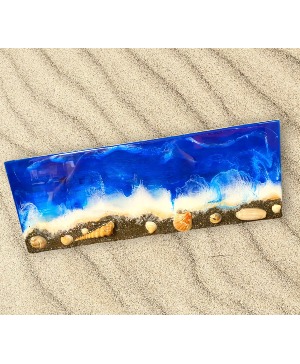 I'D RATHER BE AT THE BEACH Epoxy Resin Art