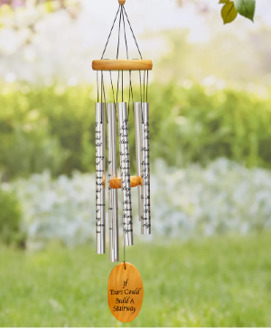 IF TEARS COULD BUILD A STARWAY WINDCHIME GIFT ITEM
