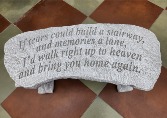 "If Tears Could Build" Memorial Bench 