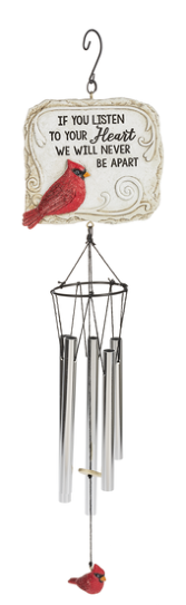 If you listen with your heart we"ll never be apart Wind Chime