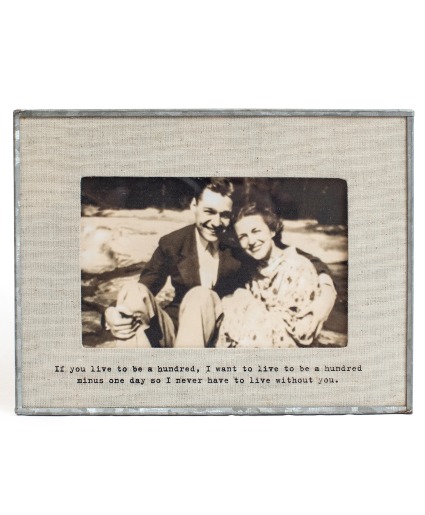 If You Live To Be A 100 Photo Frame SUGARBOO & CO
