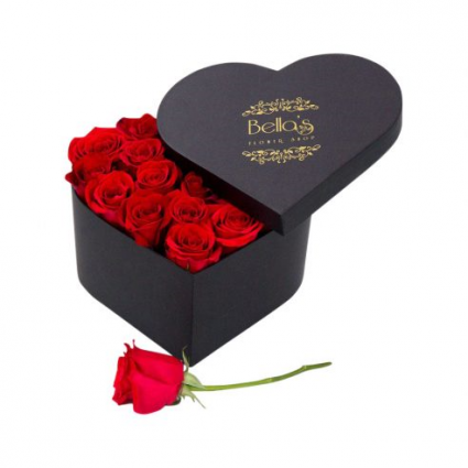 iHEARTu  Box 25 Fresh Red Roses