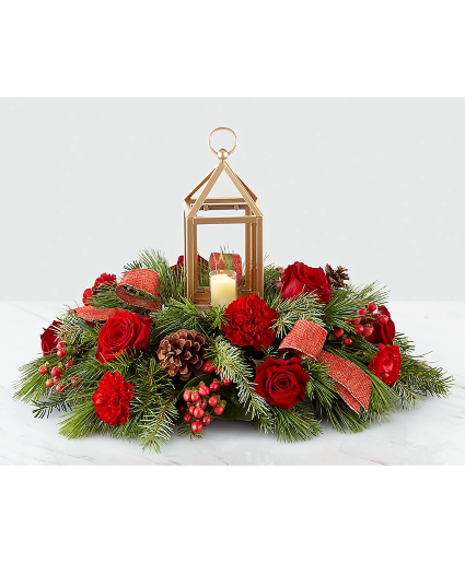 Ill Be Home For Christmas Centerpiece Christmas Holiday Candle Centerpiece